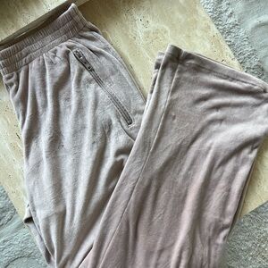 Skims velour wide leg sweatpants